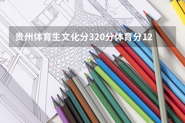 贵州体育生文化分320分体育分129能上什么大学?