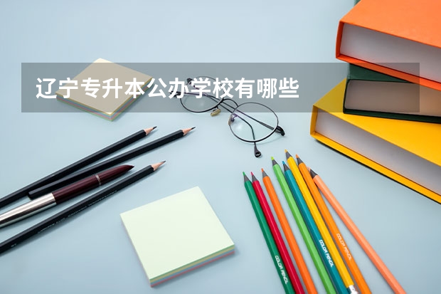 辽宁专升本公办学校有哪些