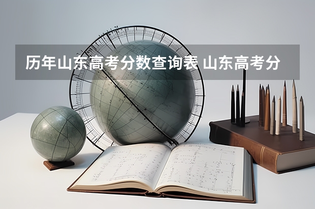 历年山东高考分数查询表 山东高考分数线公布 山东高考分数线一览表