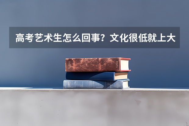 高考艺术生怎么回事？文化很低就上大学？‘