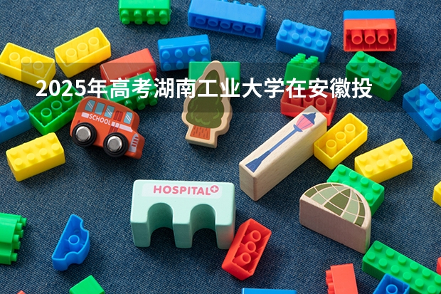 2025年高考湖南工业大学在安徽投档分数线详解