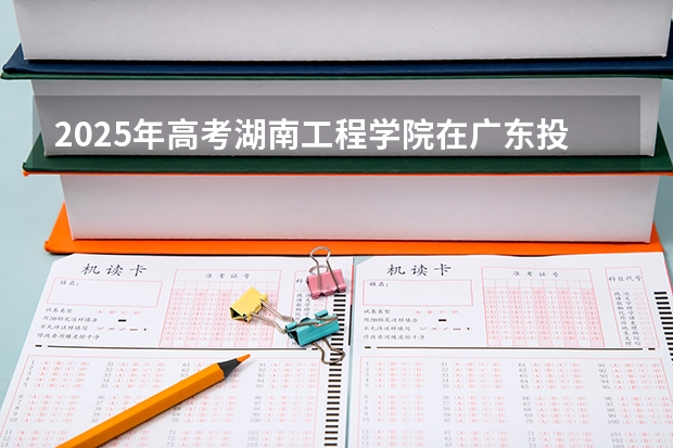 2025年高考湖南工程学院在广东投档分数线详解