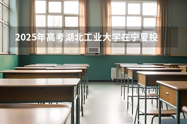 2025年高考湖北工业大学在宁夏投档分数线详解