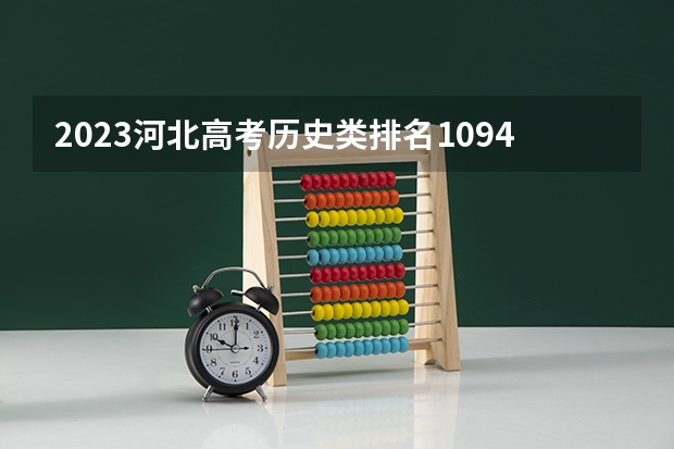 2023河北高考历史类排名1094的考生报什么大学 大学往年录取分数线
