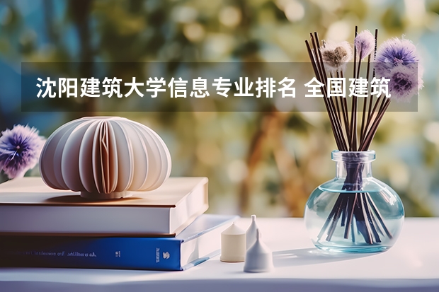 沈阳建筑大学信息专业排名 全国建筑学专业排名
