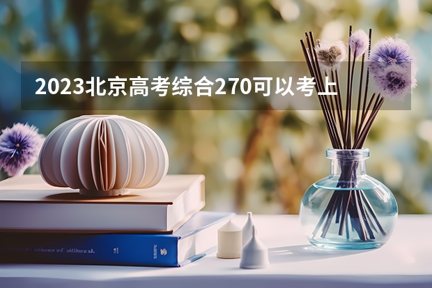 2023北京高考综合270可以考上什么大学