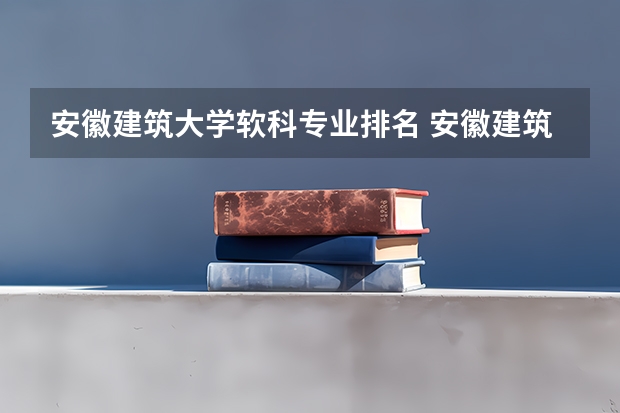安徽建筑大学软科专业排名 安徽建筑大学有哪些专业