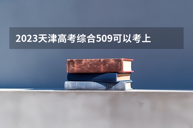 2023天津高考综合509可以考上什么大学