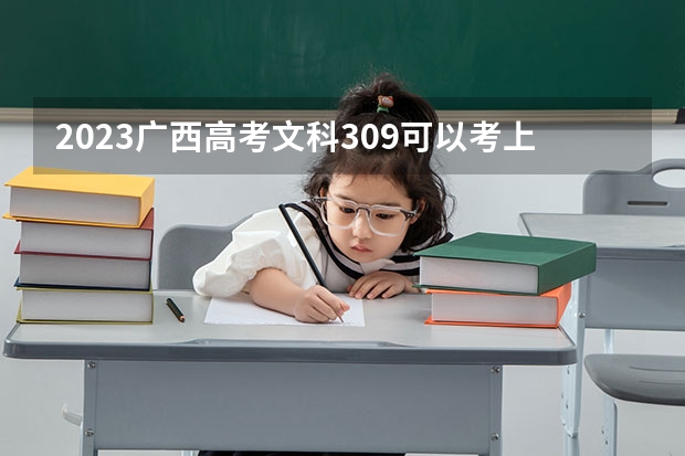 2023广西高考文科309可以考上什么大学