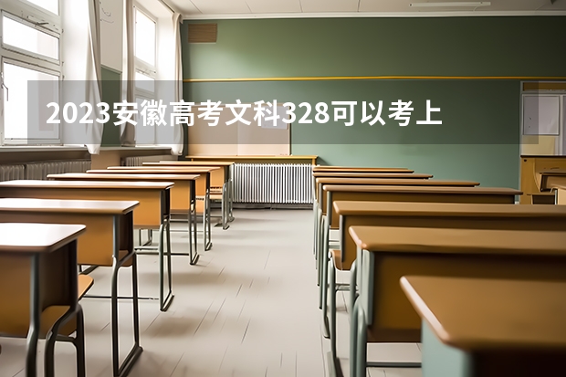 2023安徽高考文科328可以考上什么大学